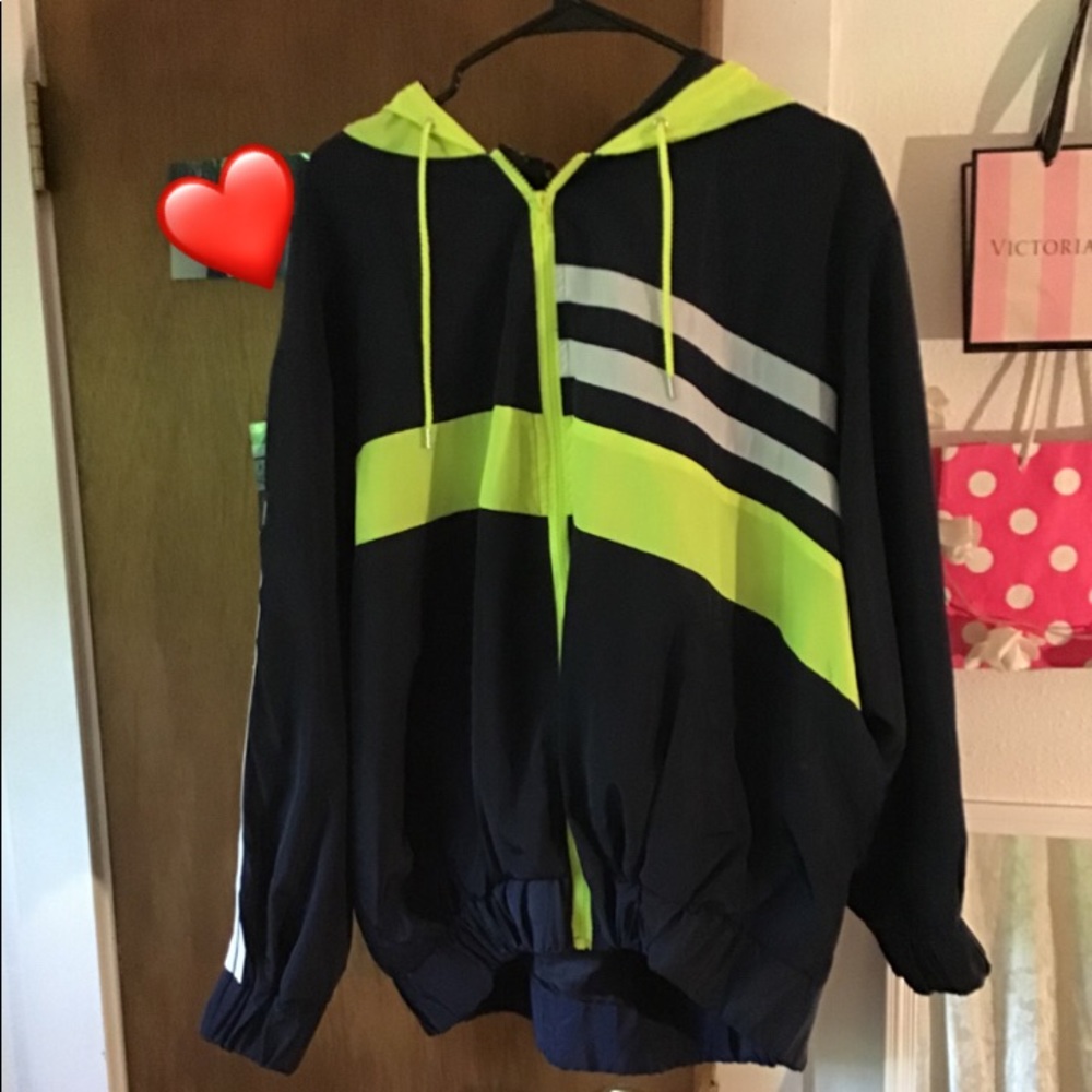 Blue and Green WindBreaker